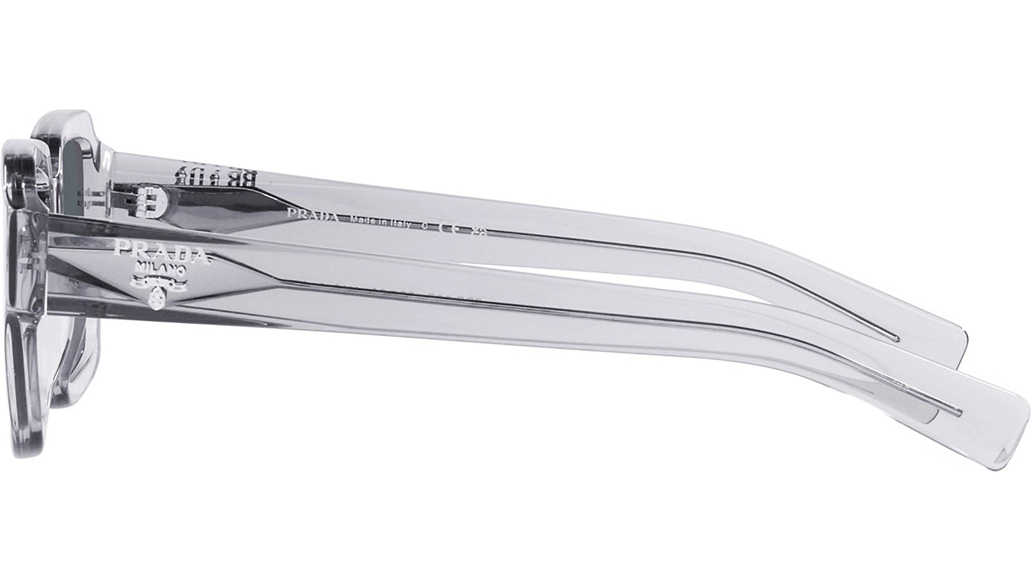 Prada PR 02ZS (U430A9) 52 | Unisex Şeffaf Güneş Gözlüğü